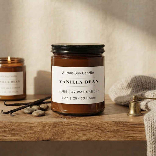 Unscented | 4oz Amber Jar Candle