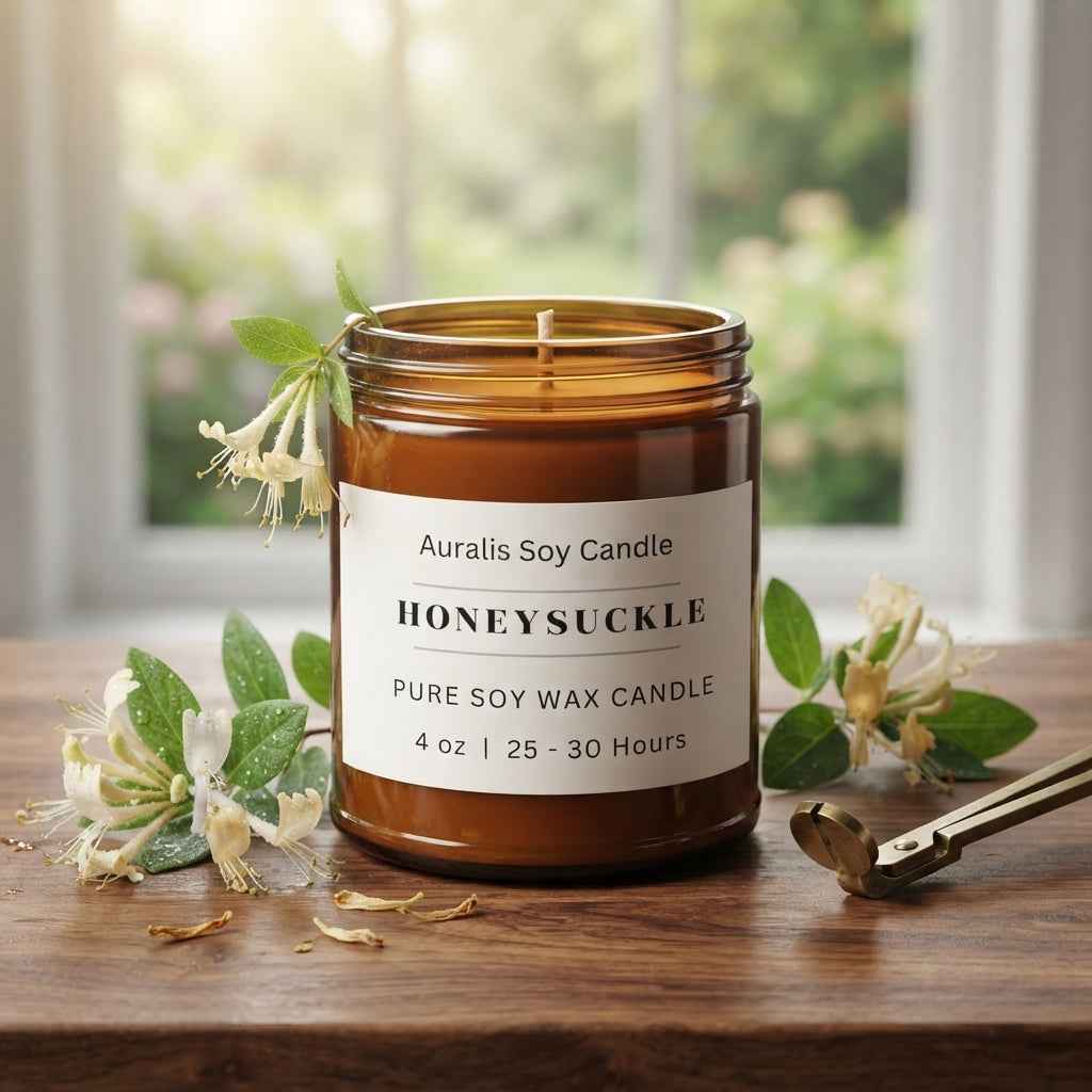 Unscented | 4oz Amber Jar Candle