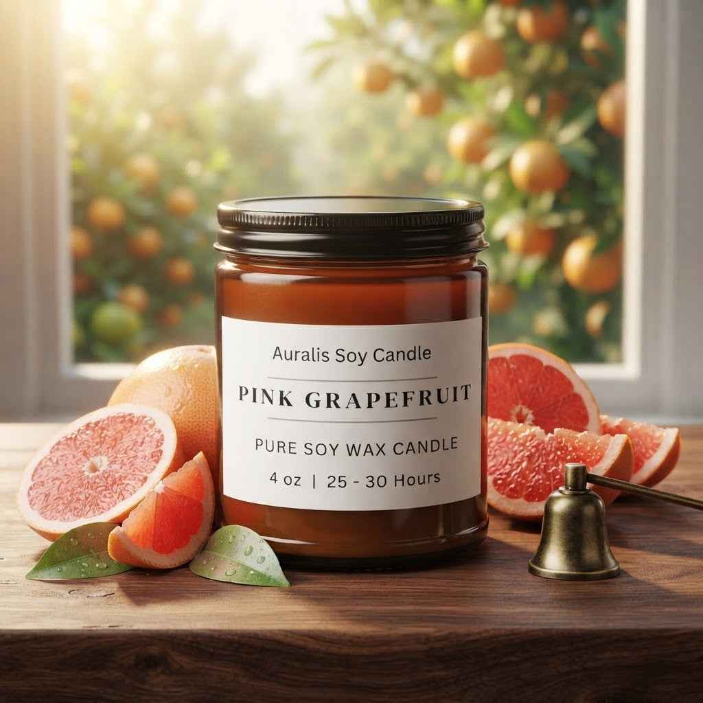 Unscented | 4oz Amber Jar Candle
