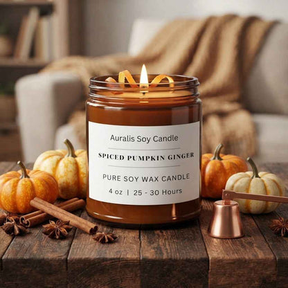 Unscented | 4oz Amber Jar Candle