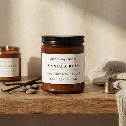 Unscented | 4oz Amber Jar Candle